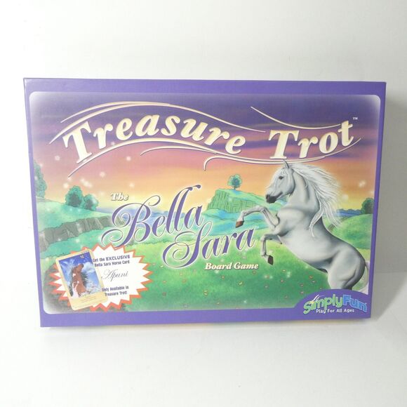 Treasure Trot Bella Sera Board Game w/ Apuni Horse Card Exclusive 2007 - Picture 1 of 10